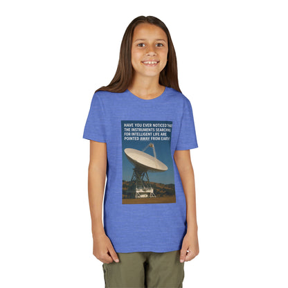 Intelligent Life Youth Unisex Short Sleeve Crewneck Tee