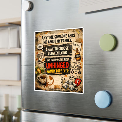 Unhinged Family Vinyl Decal