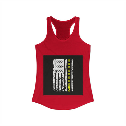 Thin Yellow Line Women's Racerback Tank
