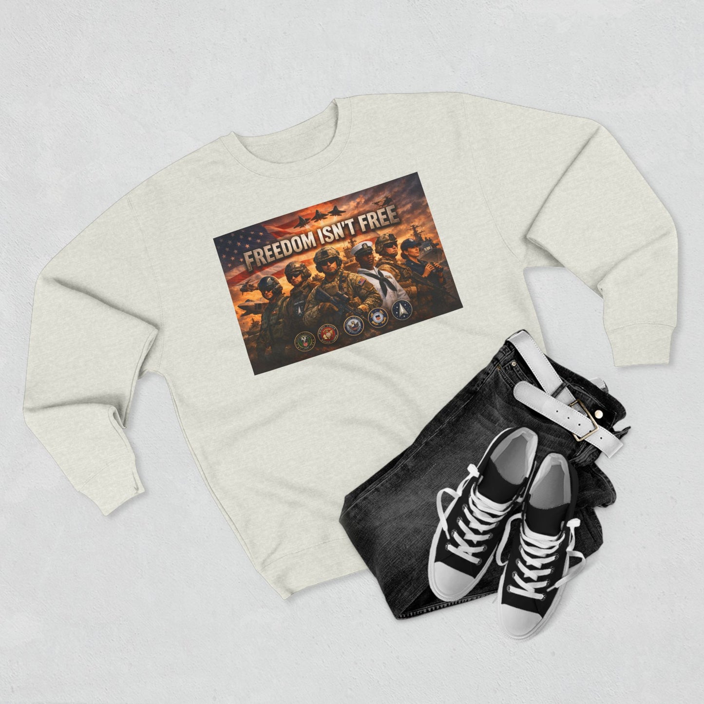 Freedom Isn't Free Unisex Crewneck Sweatshirt