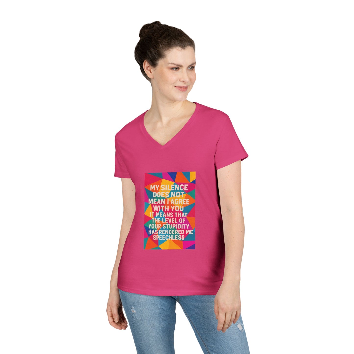 Speechless Women's V-Neck T-Shirt