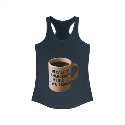 Blood Type Women's Racerback Tank