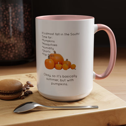 Fall In The South 2-Tone Coffee Mug