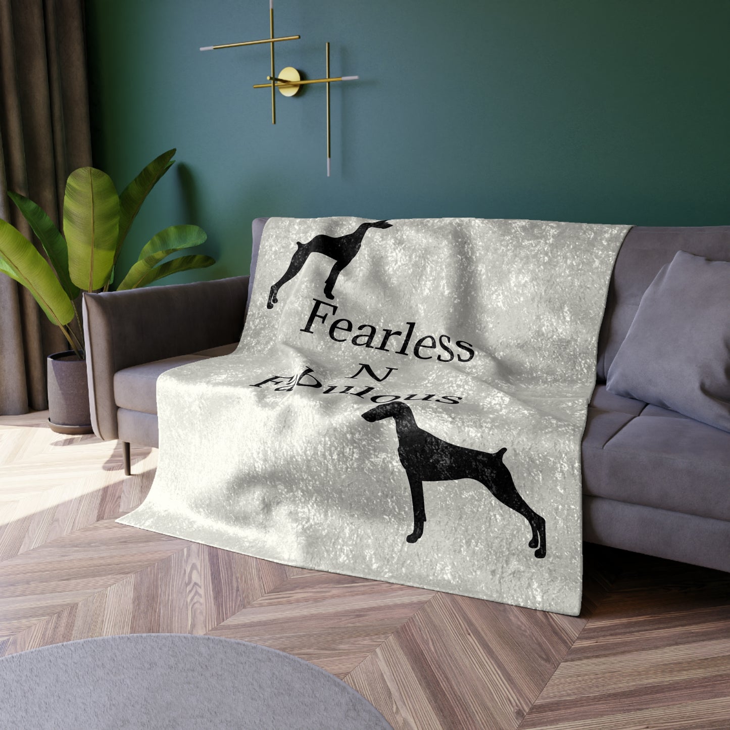 Fearless N Fabulous Crushed Velvet Blanket