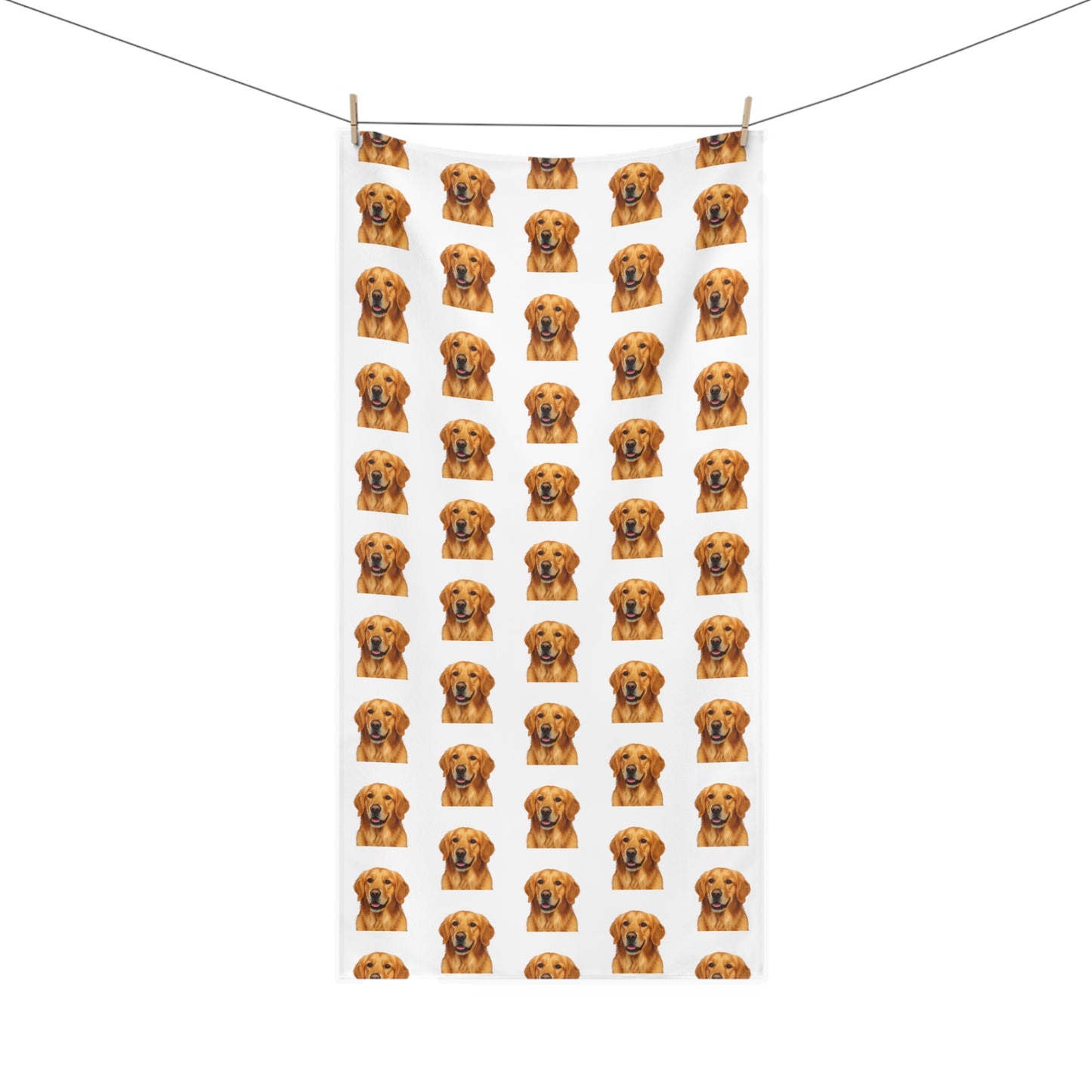 Golden Head Mink-Cotton  Beach Towel