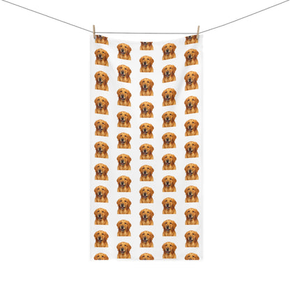 Golden Head Mink-Cotton  Beach Towel