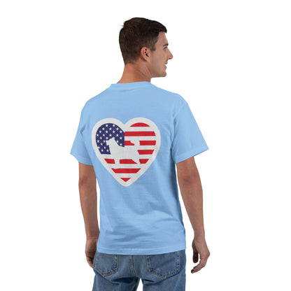 Malamute Flag Men's Short-Sleeve Crewneck Tee