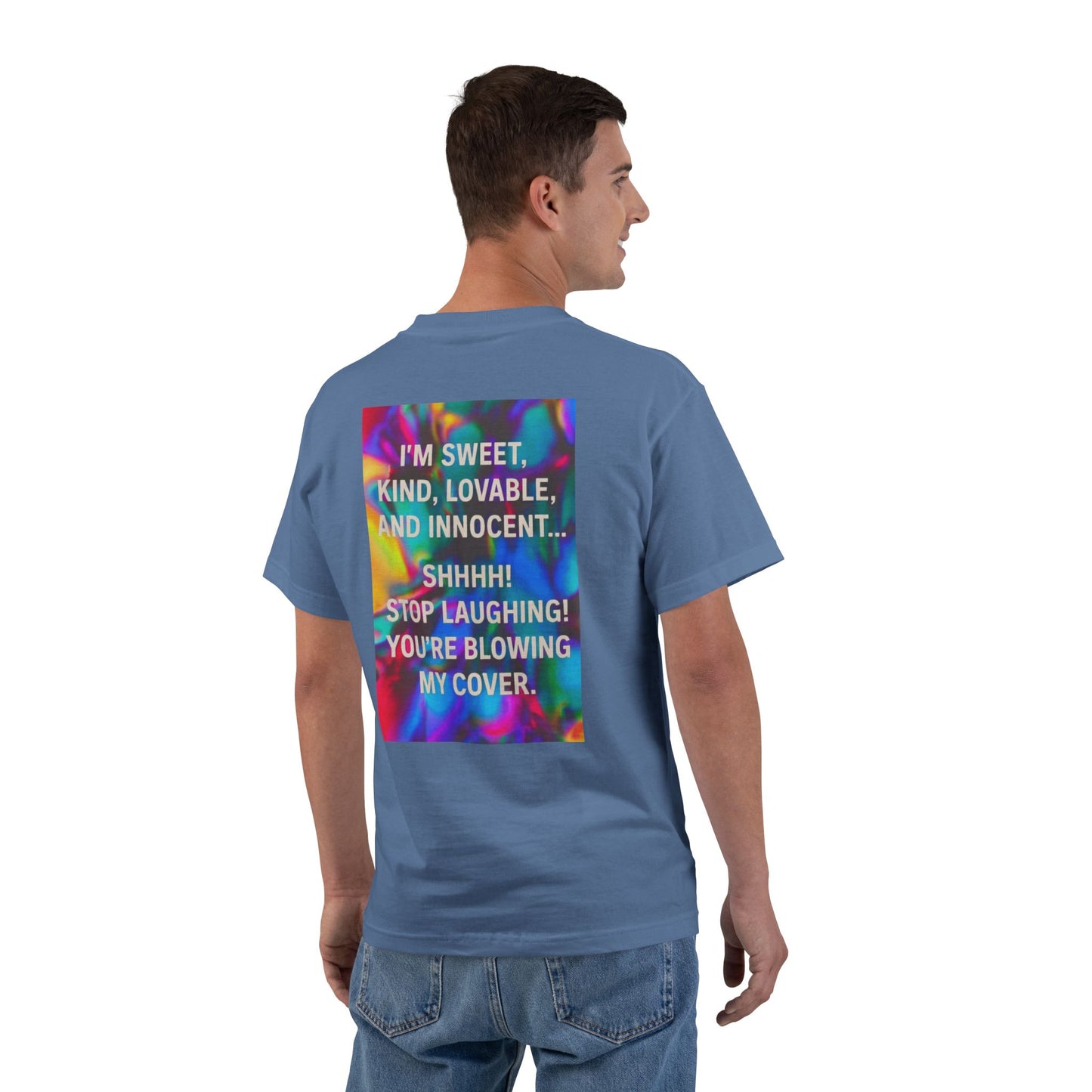 Blowing My Cover Men's Short-Sleeve Crewneck Tee