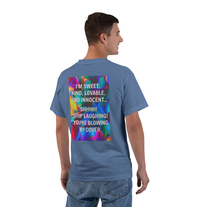 Blowing My Cover Men's Short-Sleeve Crewneck Tee