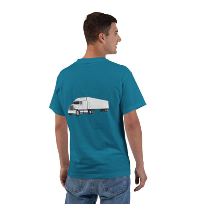 Semi Truck Men's Short-Sleeve Crewneck Tee