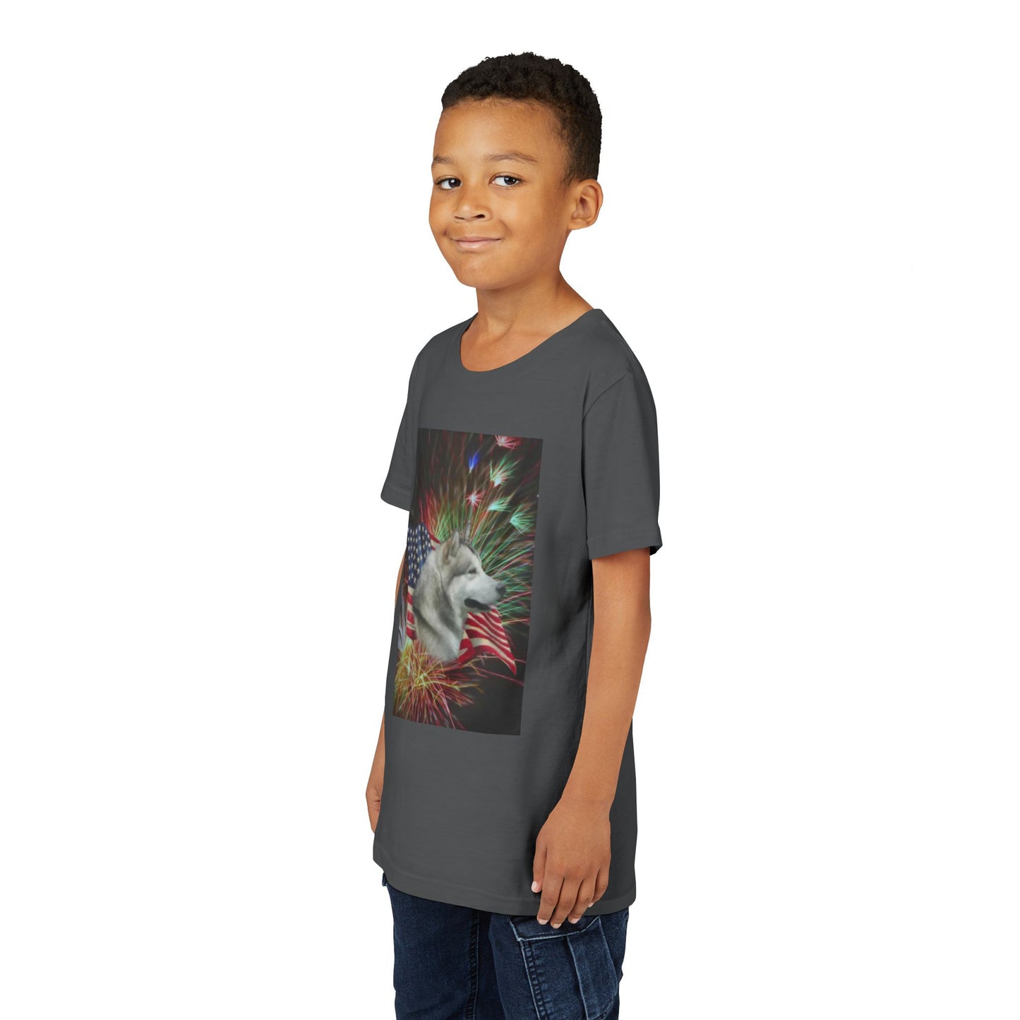 American Malamute Youth Unisex Short Sleeve Crewneck Tee