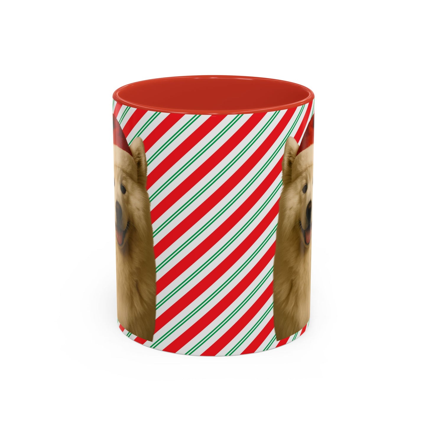 Santa Paws Samoyed 2-Tone Coffee Mug