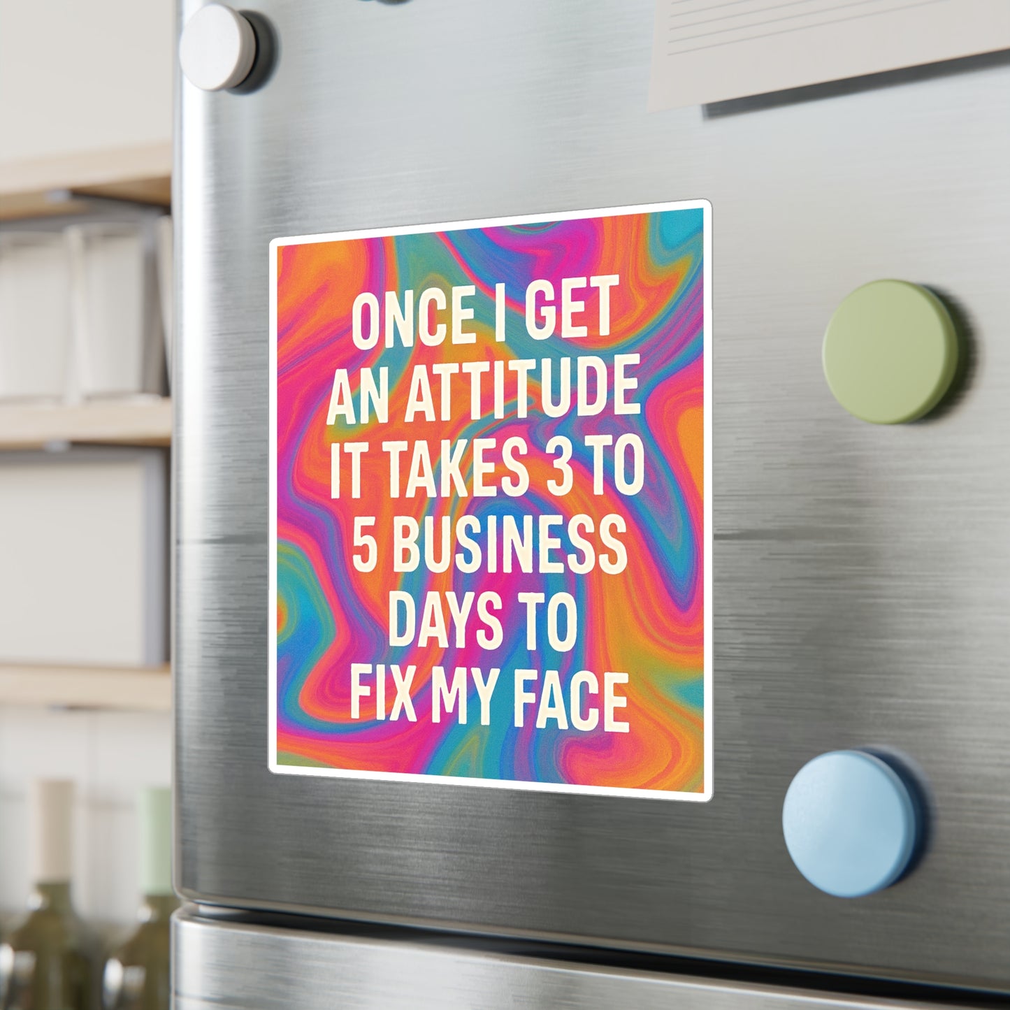 Fix My Face Vinyl Decal