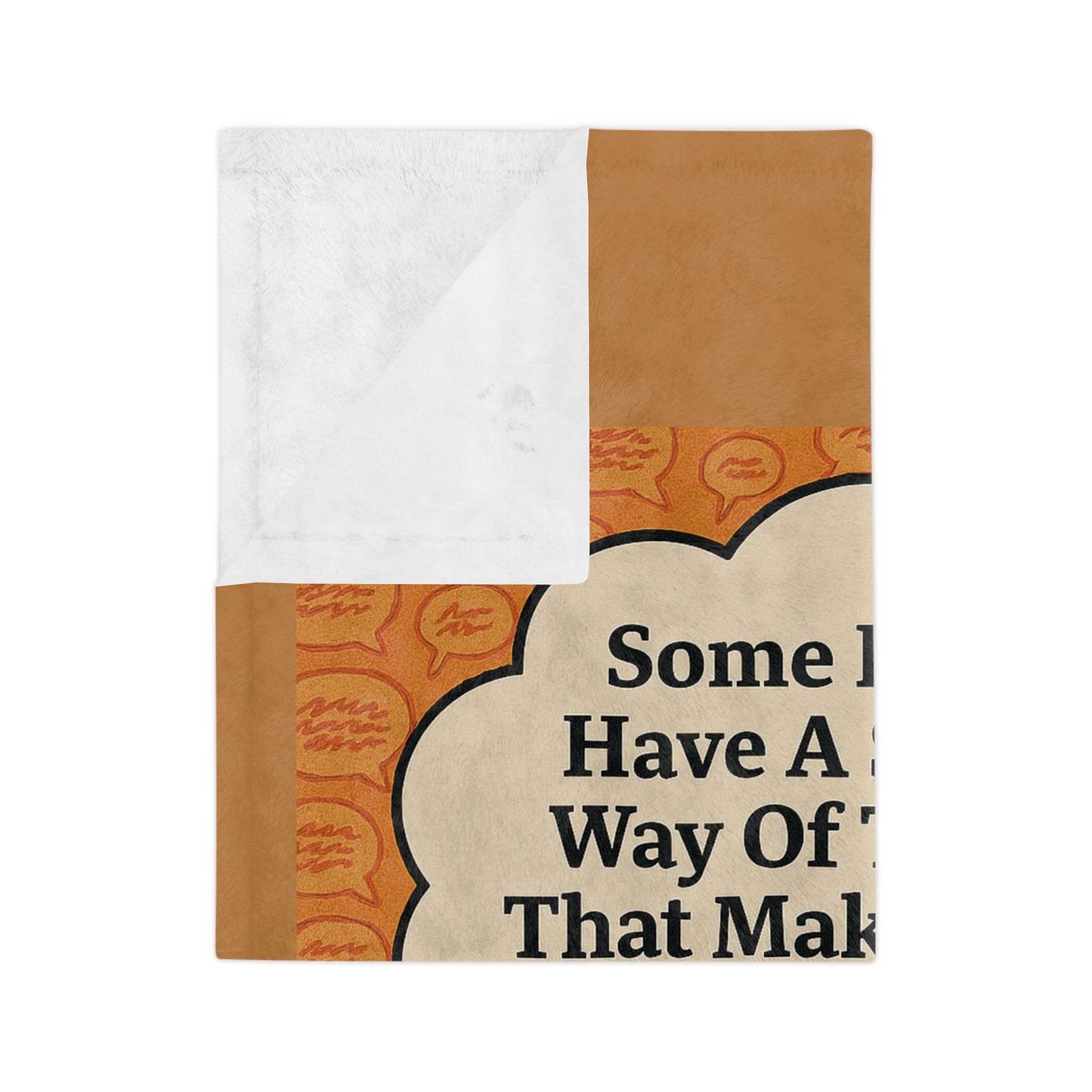 Special Way Of Talking Velveteen Microfiber Blanket