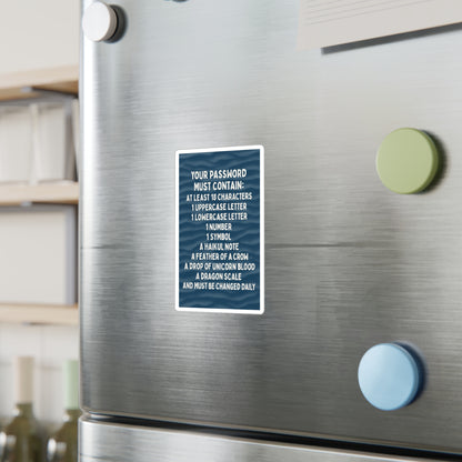 Password Vinyl Decal