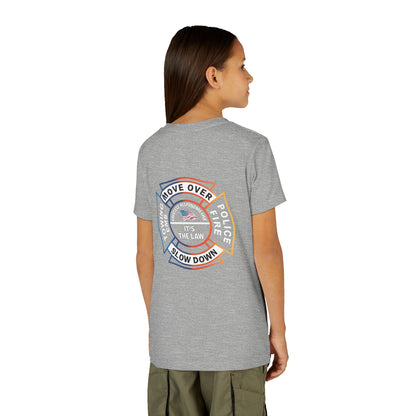 Let First Responders Live Youth Unisex Short Sleeve Crewneck Tee