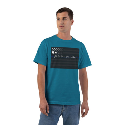 Thin Blue Line Men's Short-Sleeve Crewneck Tee