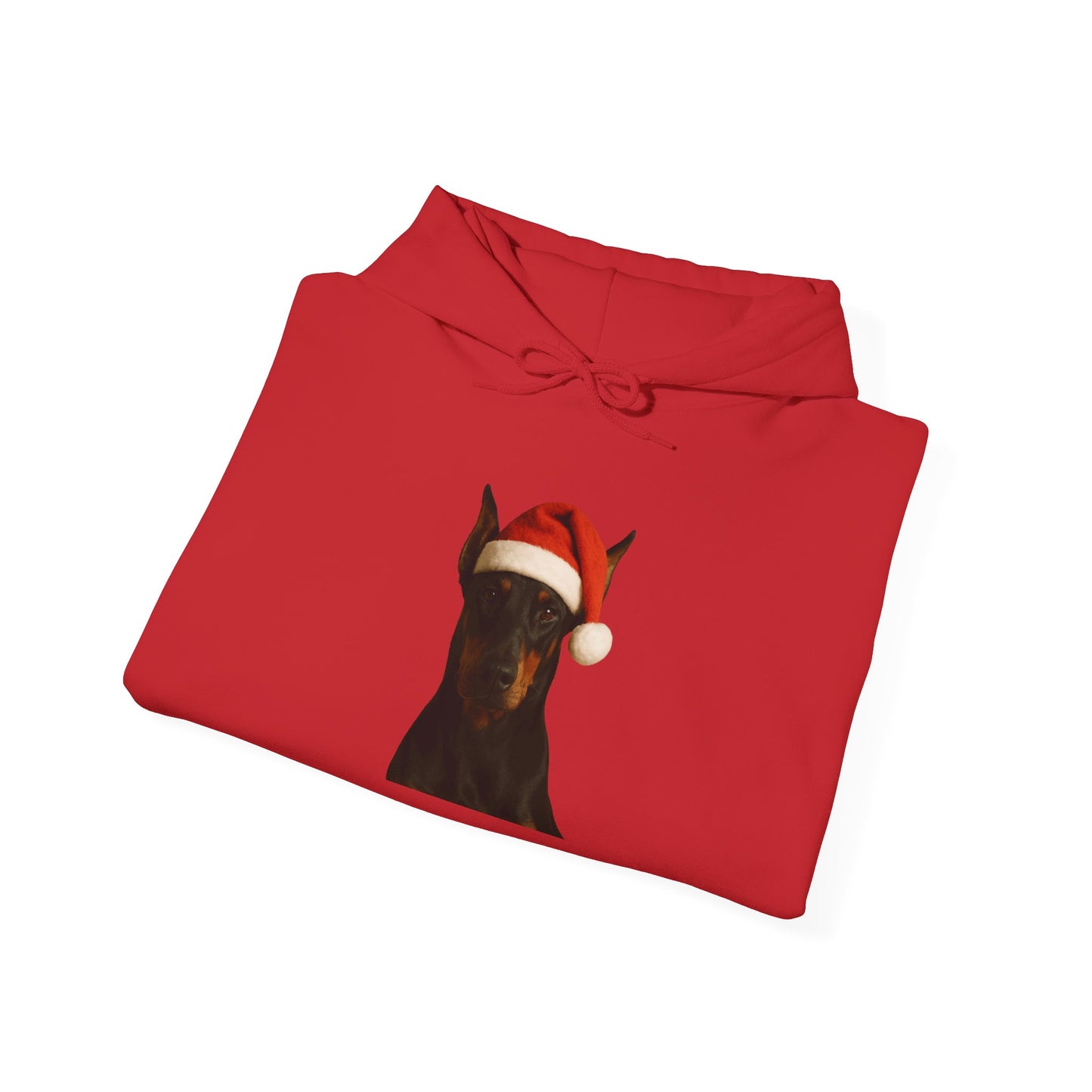 Santa Paws Doberman Unisex Hoodie