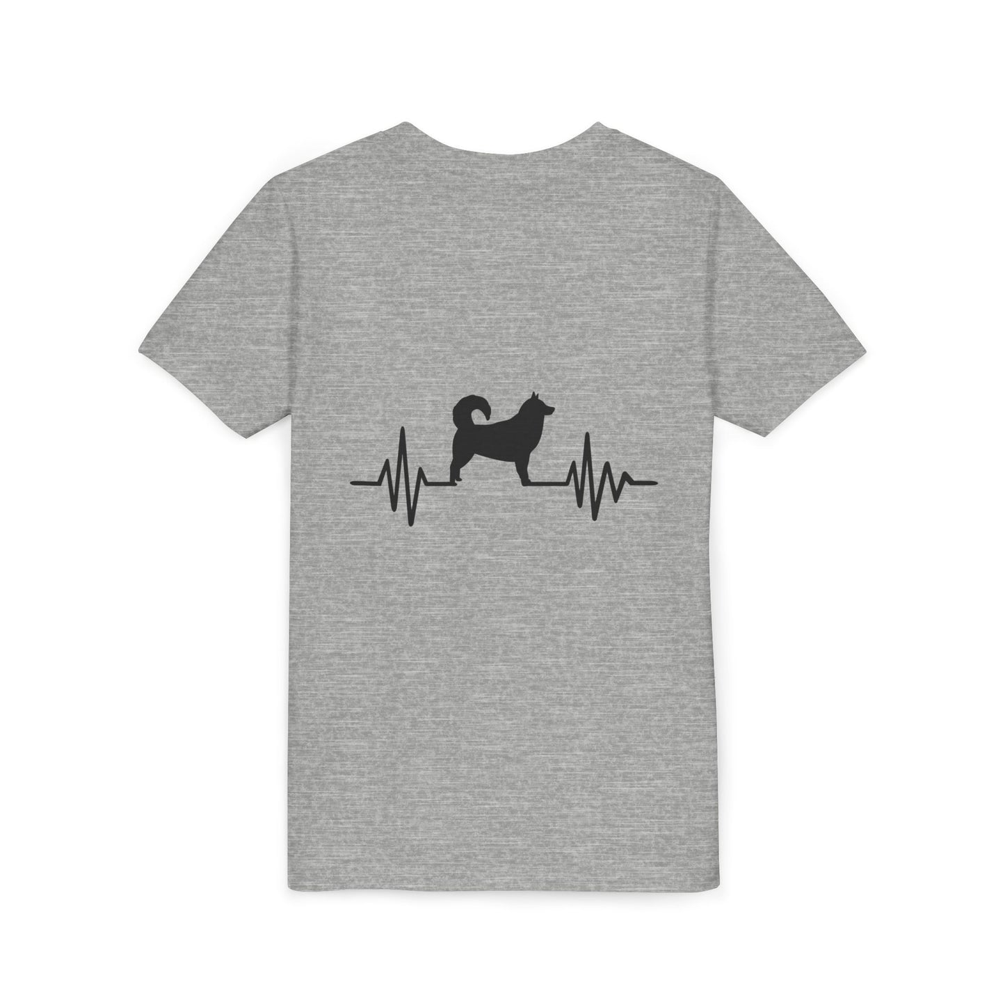 My Heart Beats For Malamutes Youth Unisex Short Sleeve Crewneck Tee