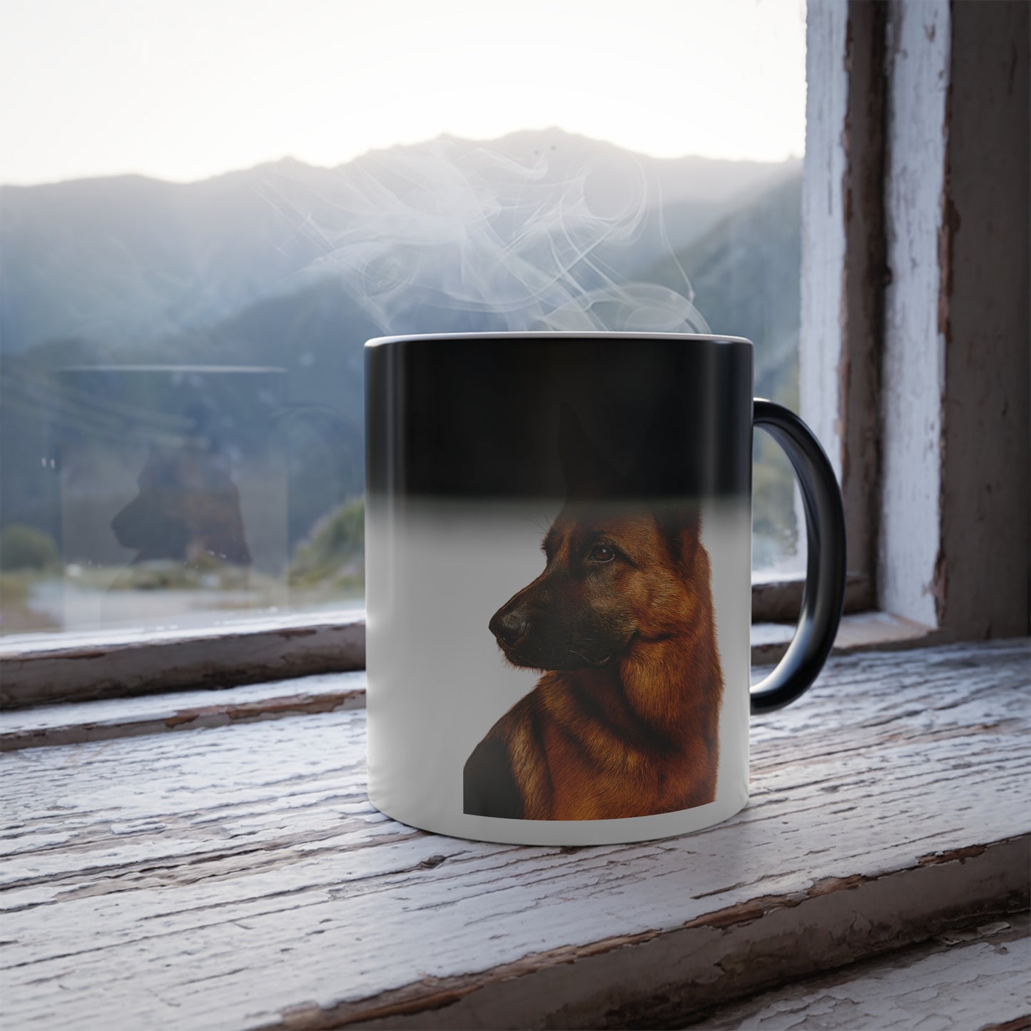 German Shepherd Head Color Changing Mug