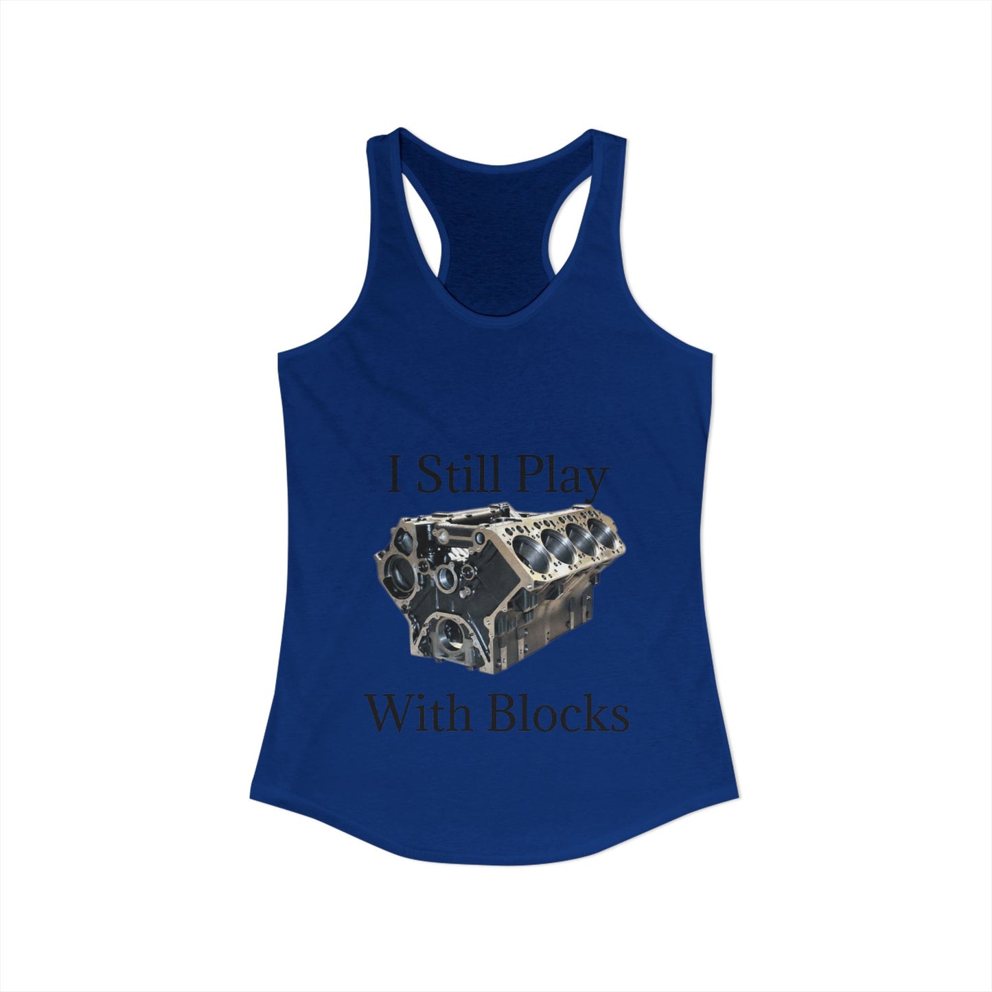 Play With Blocks Women's Racerback Tank