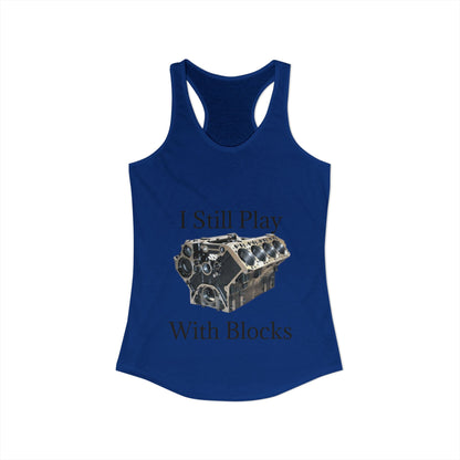 Play With Blocks Women's Racerback Tank