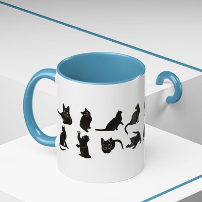 Cats 2-Tone Coffee Mug