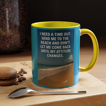 Time Out 2-Tone Coffee Mug
