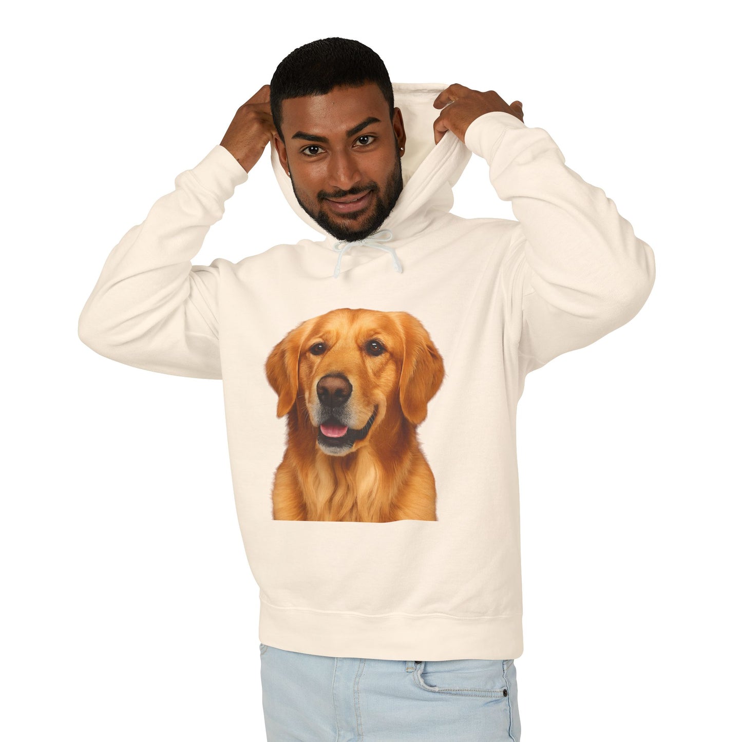 Golden Head Unisex Lightweight Hoodie