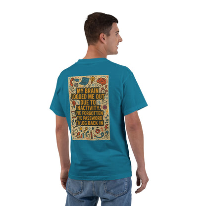 Logged Out Men's Short-Sleeve Crewneck Tee