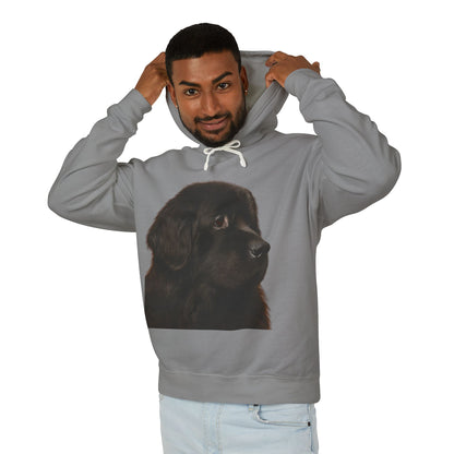 Newfie Head Unisex Lightweight Hoodie