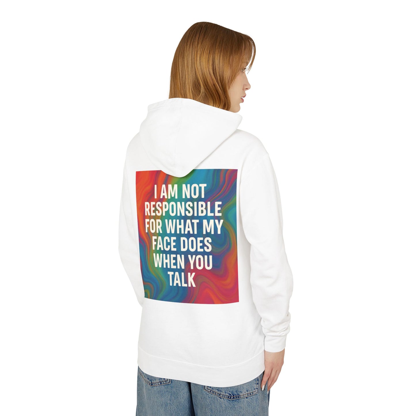 When You Talk Unisex Lightweight Hoodie