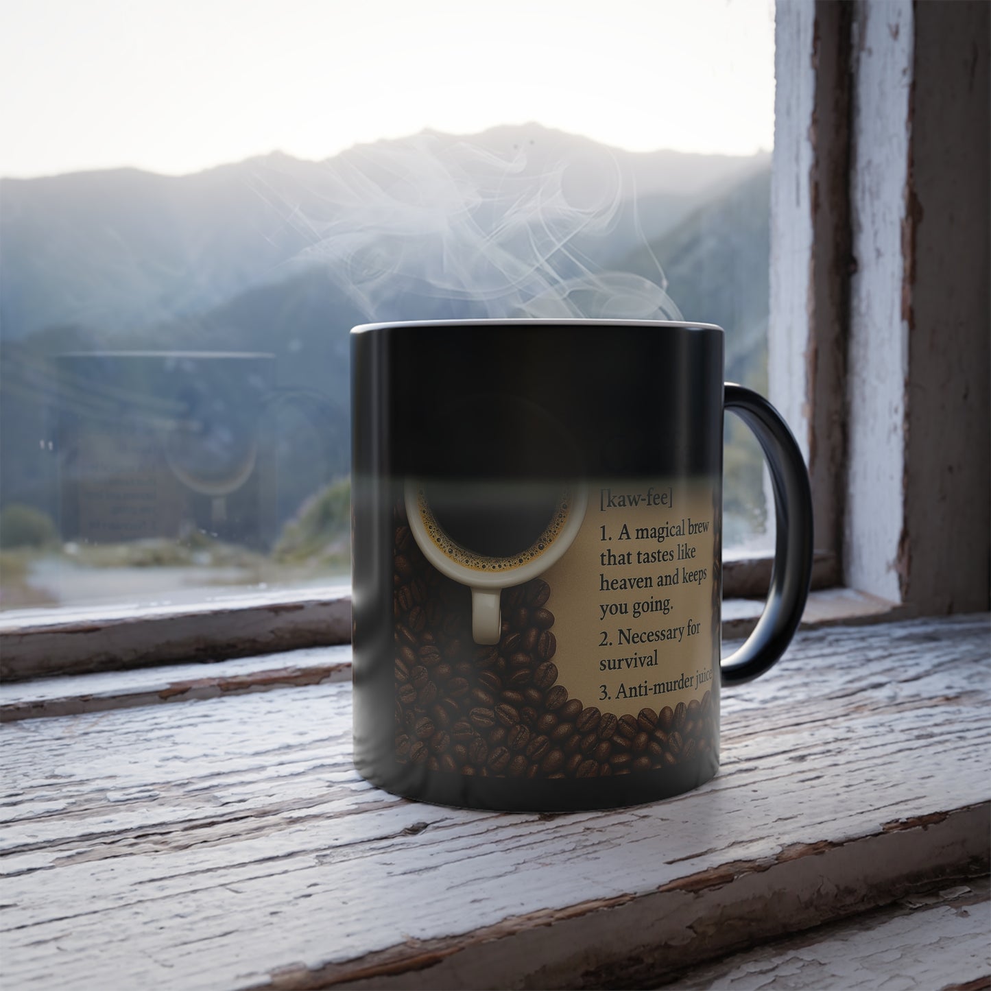 Coffee Defintiiton Color Changing Mug