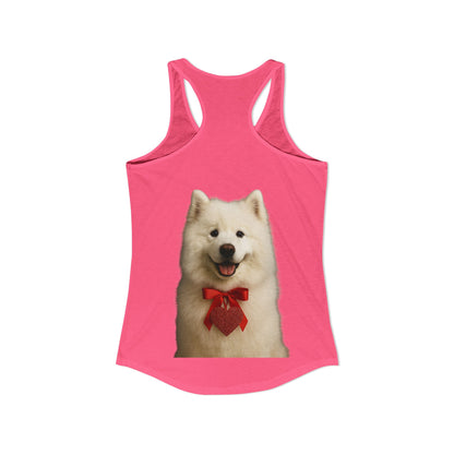 Cupid's Companion Samoyed Women's Racerback Tank