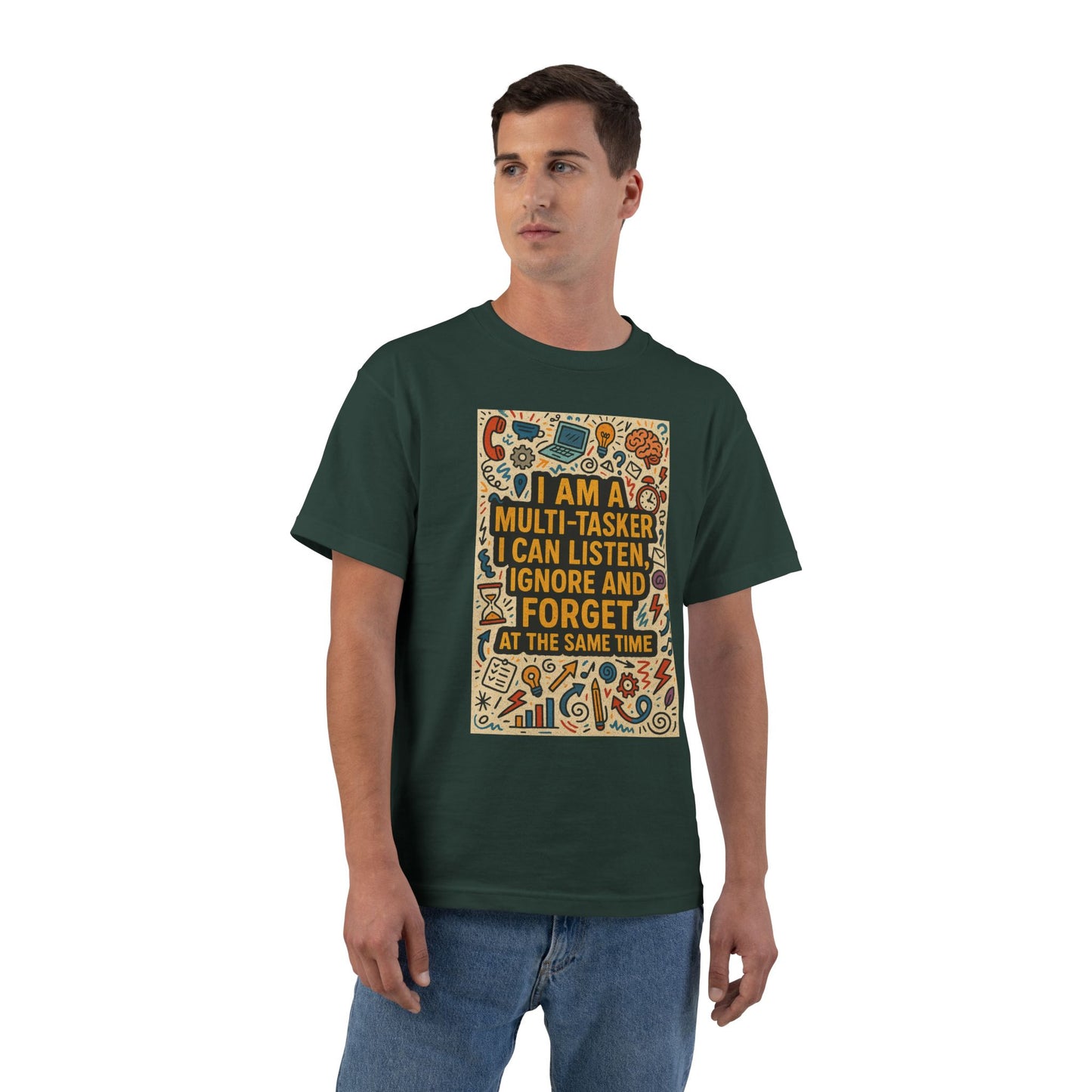 Multi-Tasker Men's Short-Sleeve Crewneck Tee
