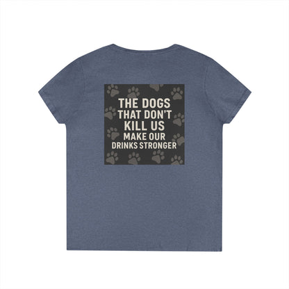 Drinks Stronger Women's V-Neck T-Shirt