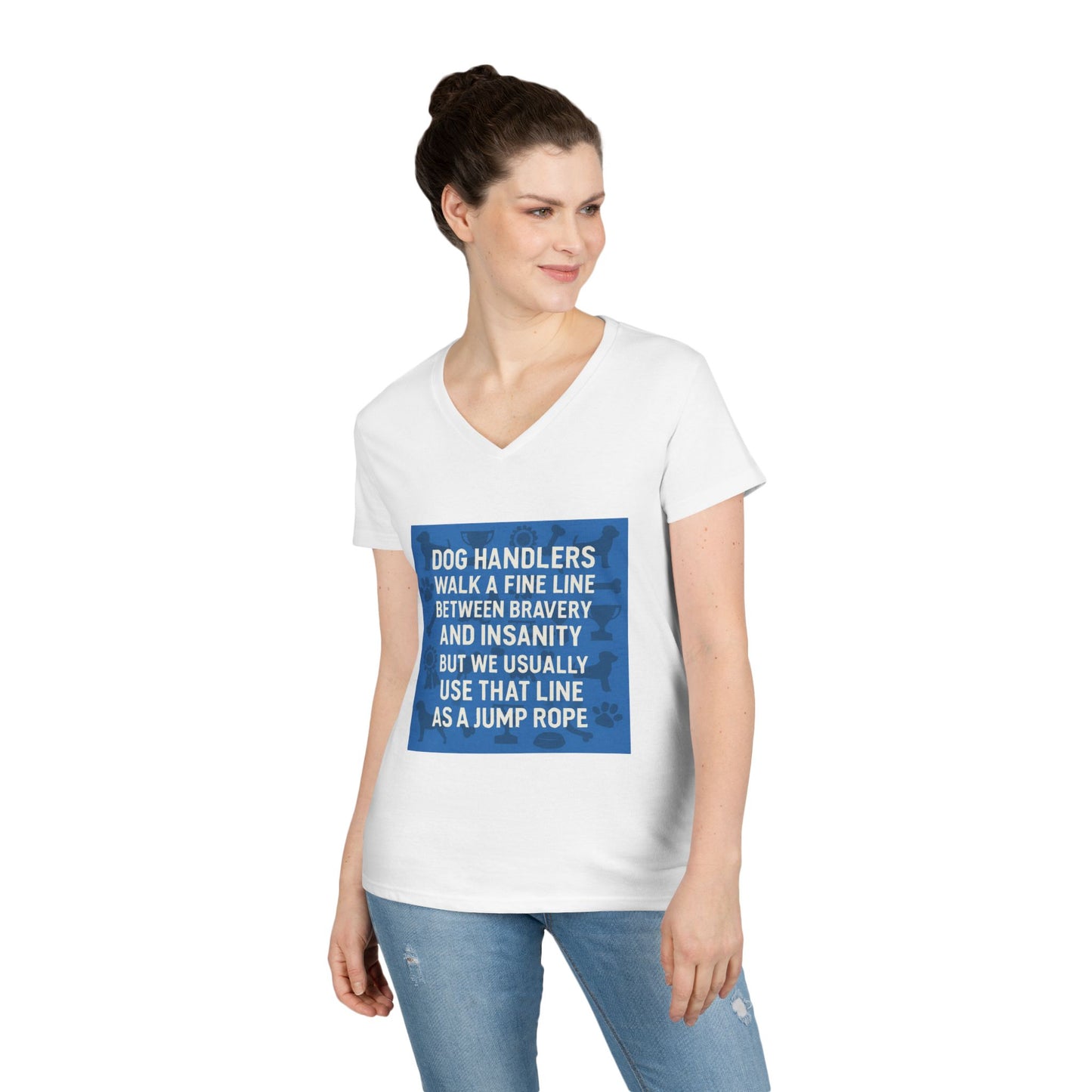 Jump Rope Women's V-Neck T-Shirt