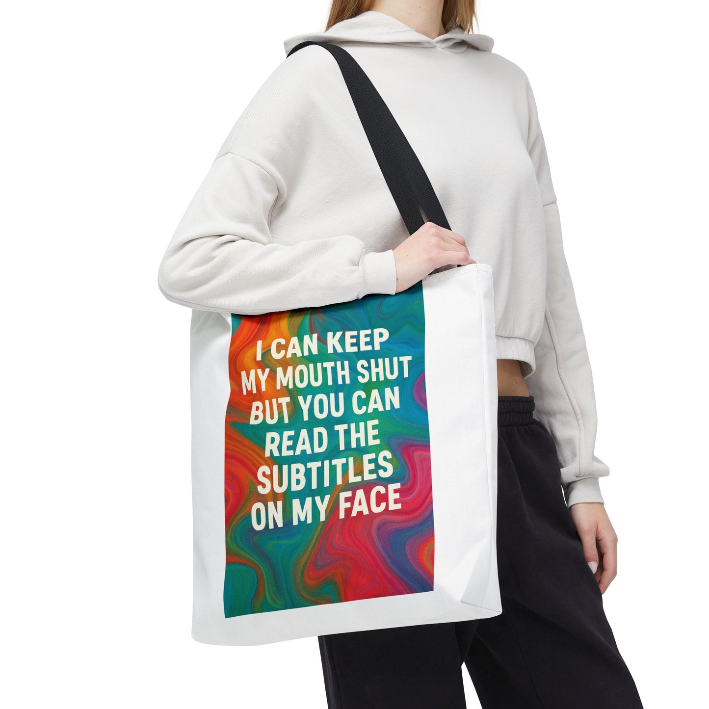 Subtitles Tote Bag