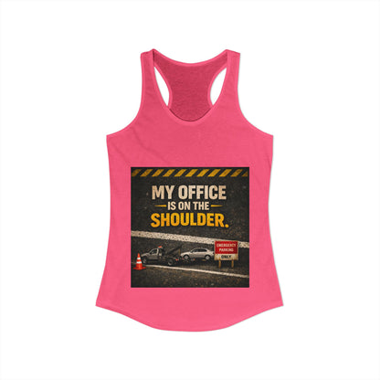 My Office Women's Racerback Tank