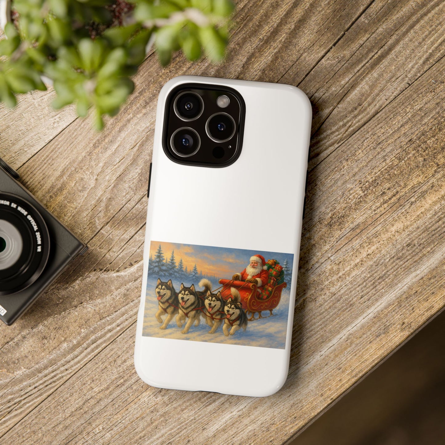 Dashing Through The Snow iPhone Case