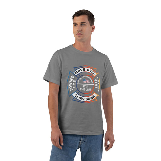 Let First Responders Live Men's Short-Sleeve Crewneck Tee