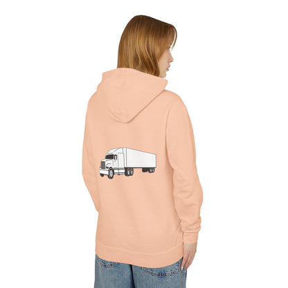 Semi Truck Unisex Lightweight Hoodie