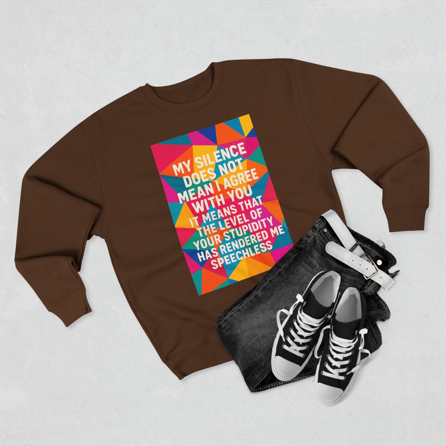 Speechless Unisex Crewneck Sweatshirt