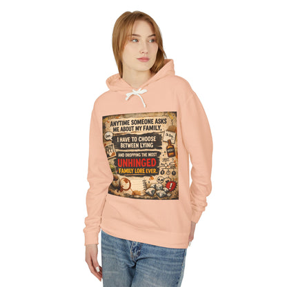 Unhinged Family Unisex Lightweight Hoodie