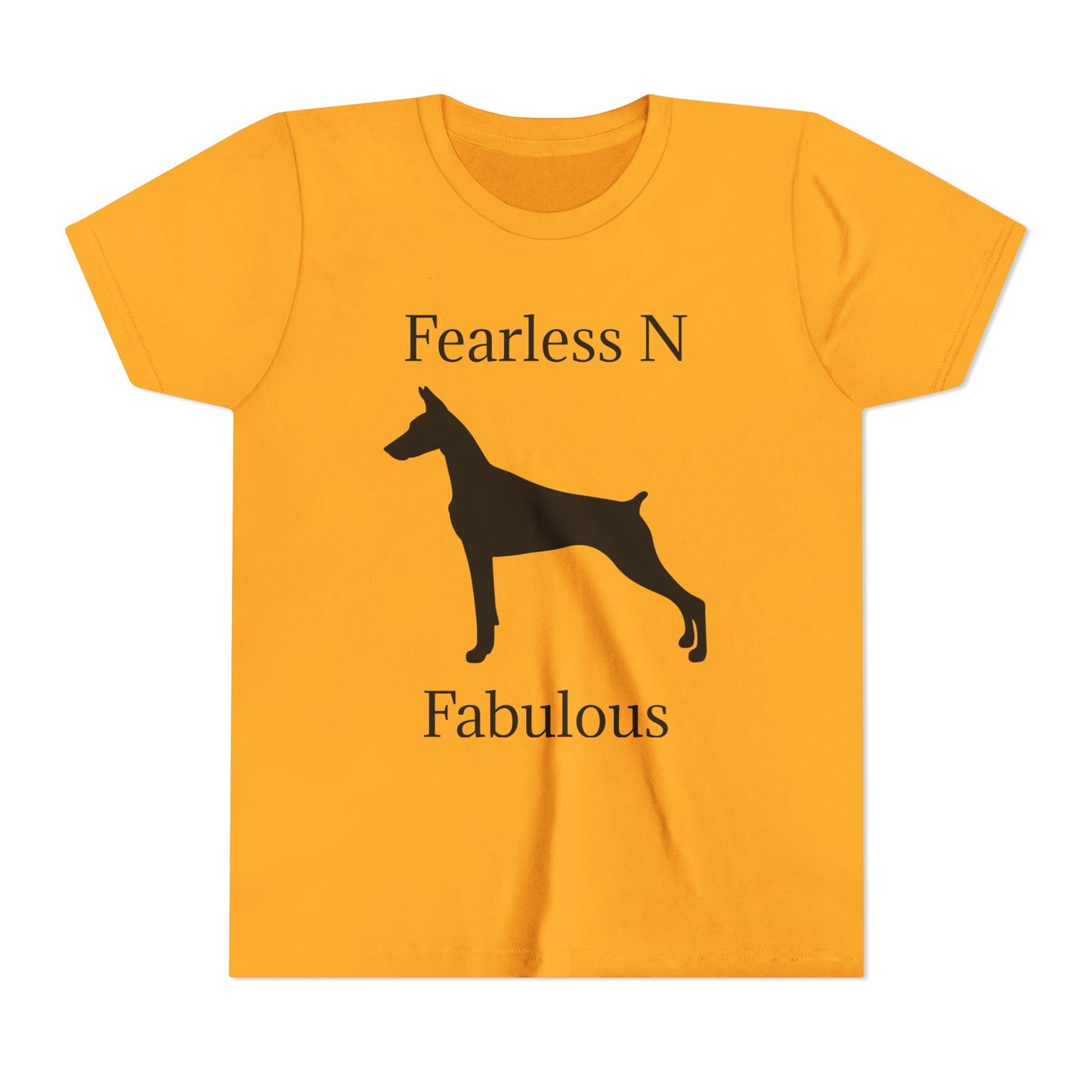 Fearless N Fabulous Youth Unisex Short Sleeve Crewneck Tee