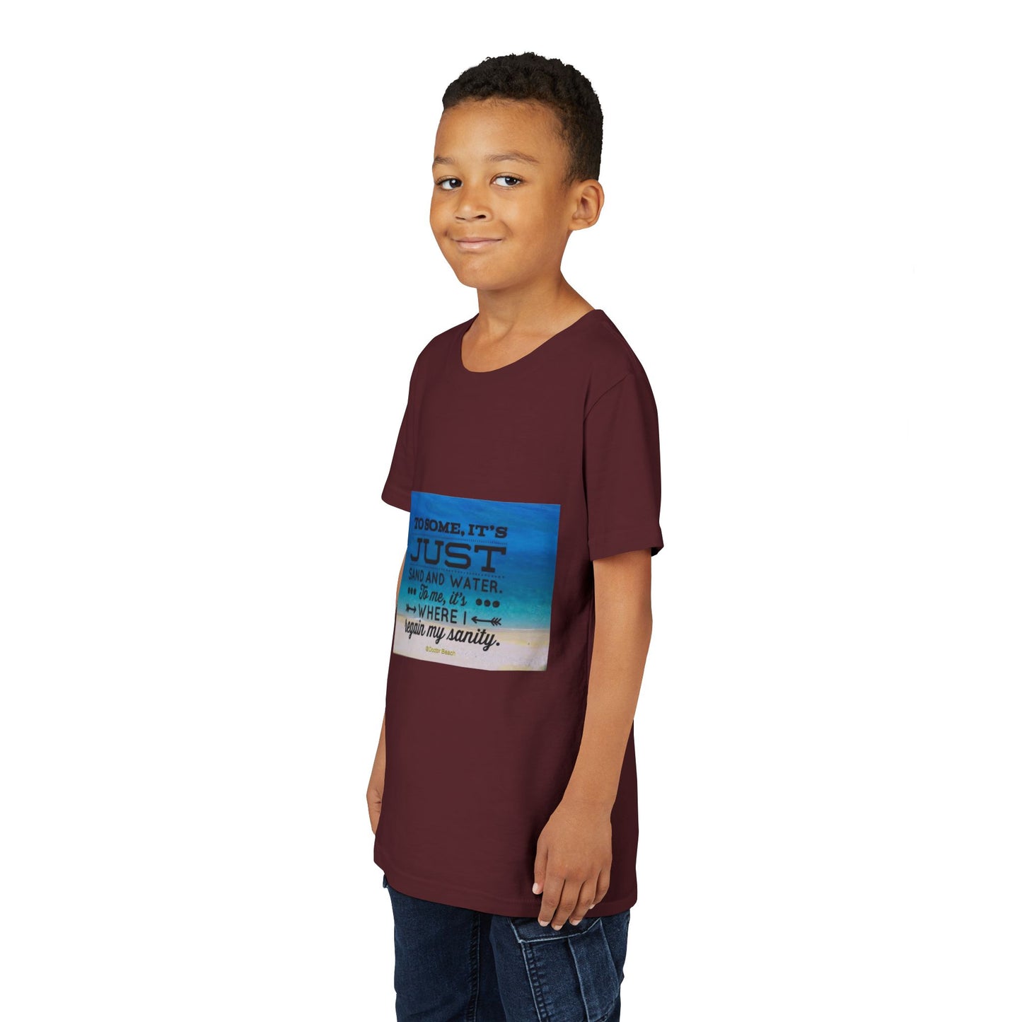 Dr. Beach Youth Unisex Short Sleeve Crewneck Tee