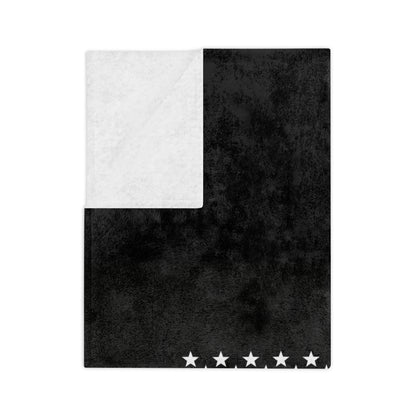 Thin Yellow Line Velveteen Microfiber Blanket