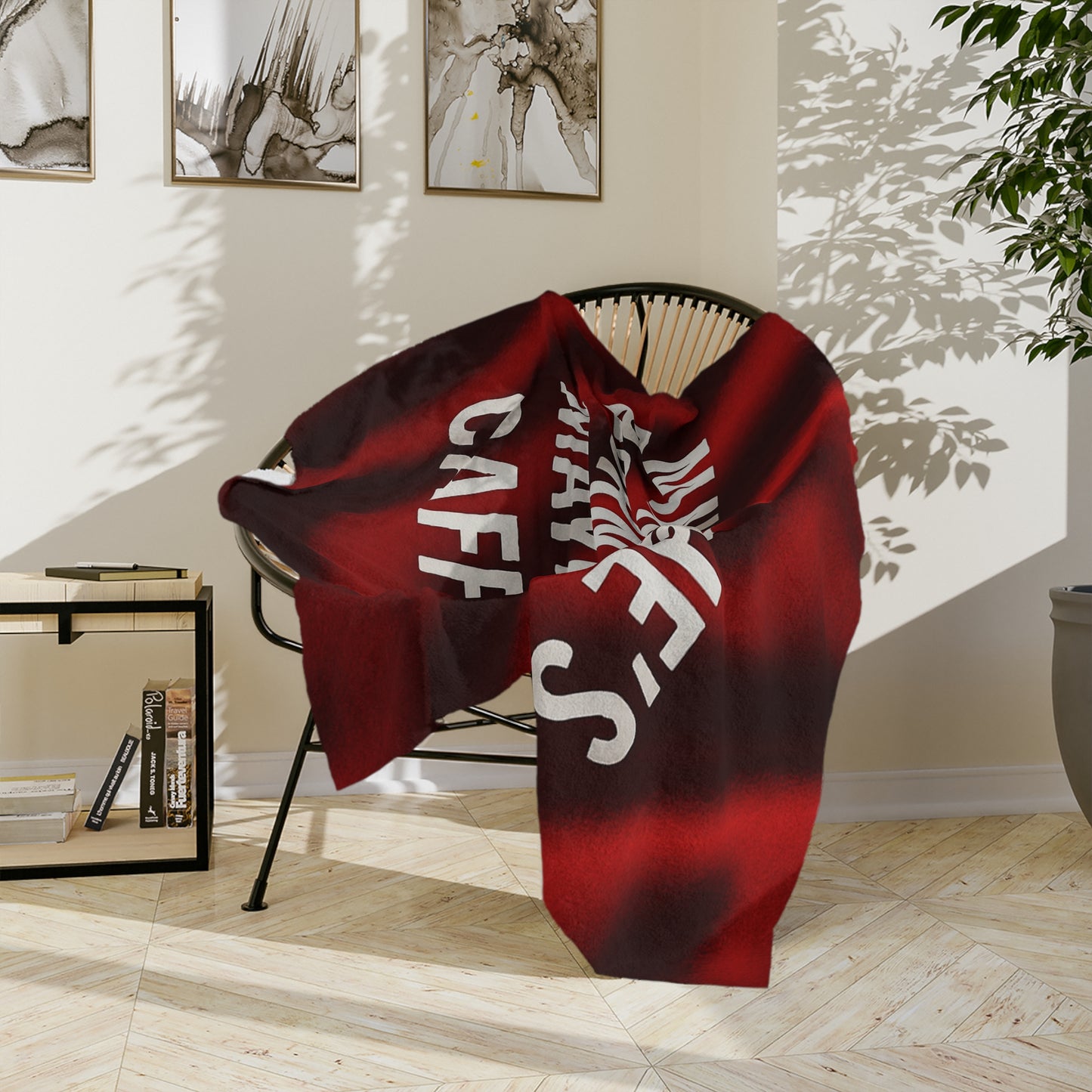 Born With It Velveteen Microfiber Blanket