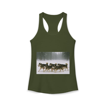 Mush On Women's Racerback Tank