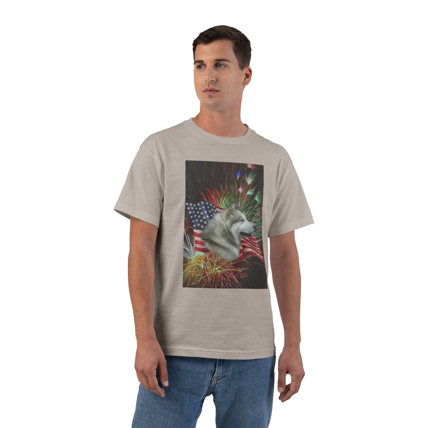 American Malamute Men's Short-Sleeve Crewneck Tee